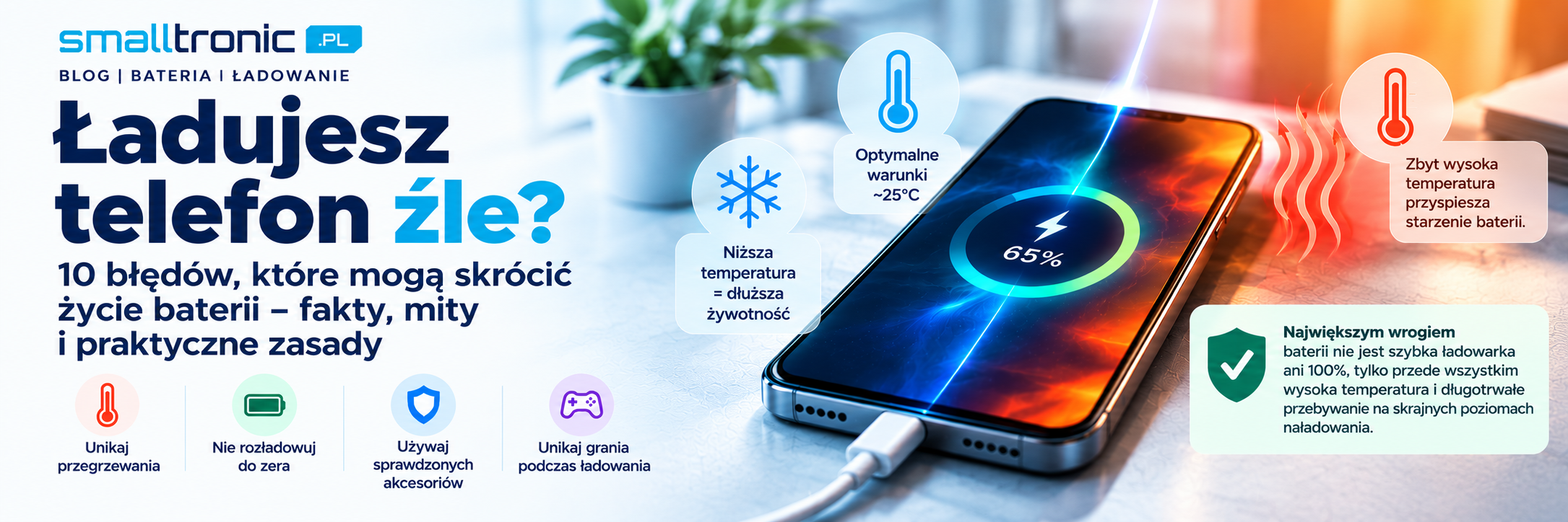 Ładujesz telefon źle? 10 błędów, które mogą skrócić życie baterii