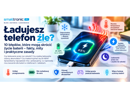 Ładujesz telefon źle? 10 błędów, które mogą skrócić życie baterii