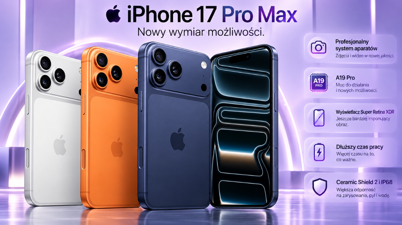 Apple iPhone 17 Pro Max – iOS 26 i Face ID
