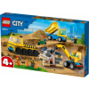 LEGO Klocki City 60391 Ciężarówki i dźwig z kulą wyburzeniową