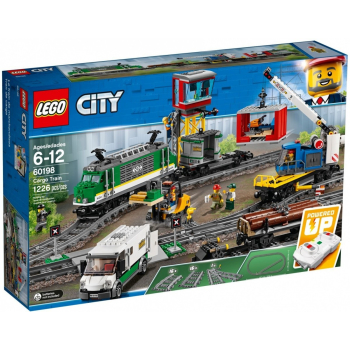 LEGO Klocki City 60198 Pociąg towarowy