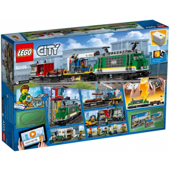 LEGO Klocki City 60198 Pociąg towarowy