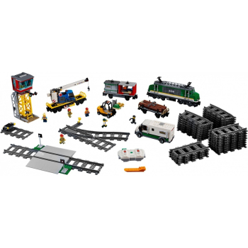 LEGO Klocki City 60198 Pociąg towarowy
