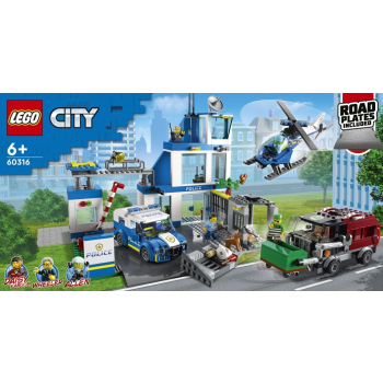 LEGO Klocki City 60316 Posterunek policji