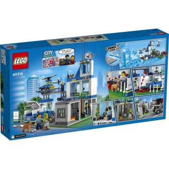 LEGO Klocki City 60316 Posterunek policji