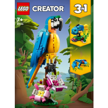 LEGO Klocki Creator 31136 Egzotyczna papuga