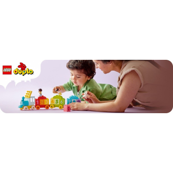 LEGO Klocki DUPLO 10954 Pociąg z cyferkami - nauka liczenia