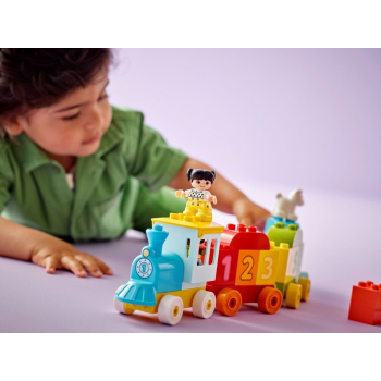 LEGO Klocki DUPLO 10954 Pociąg z cyferkami - nauka liczenia