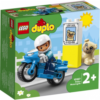 LEGO Klocki DUPLO 10967 Motocykl policyjny