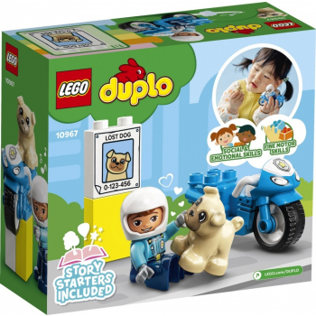 LEGO Klocki DUPLO 10967 Motocykl policyjny