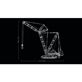 LEGO Klocki Technic 42146 Żuraw gąsienicowy Liebherr LR 13000