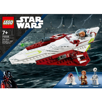 LEGO Klocki Zestaw konstrukcyjny Star Wars 75333 Myśliwiec Jedi Obi-Wana Kenobiego