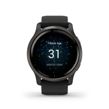 Smartwatch Garmin Venu 2 GPS Amoled Wi-Fi Bluetooth 5 ATM czarny