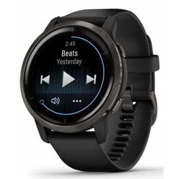 Smartwatch Garmin Venu 2 GPS Amoled Wi-Fi Bluetooth 5 ATM czarny