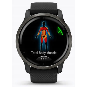 Smartwatch Garmin Venu 2 GPS Amoled Wi-Fi Bluetooth 5 ATM czarny
