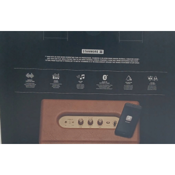 Głośnik przenośny Marshall Stanmore III brązowy 80 W