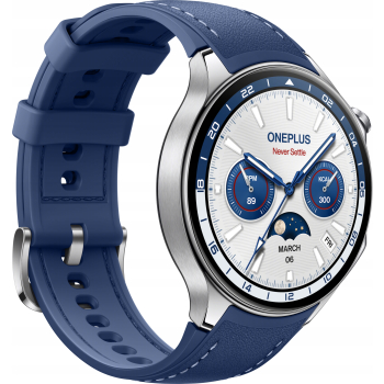 Smartwatch OnePlus Watch 2 GPS 47mm Amoled NFC Wi-Fi Bluetooth Nordic Blue