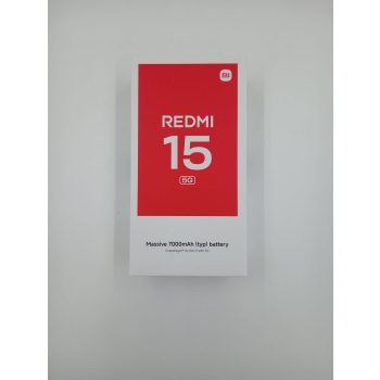 Smartfon Xiaomi Redmi 15 5G 8/256GB Dual SIM NFC Czarny Midnight Black ZW