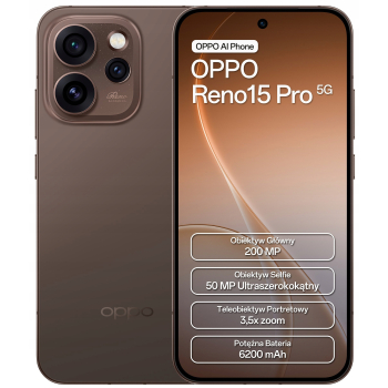 Smartfon Oppo Reno15 Pro 12 GB / 512 GB 5G brązowy