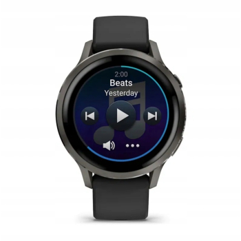 Garmin Venu 4 41 mm Czarny z paskiem silikonowym