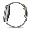 Garmin Venu 4 45 mm Srebrny z paskiem silikonowym