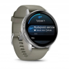Garmin Venu 4 45 mm Srebrny z paskiem silikonowym