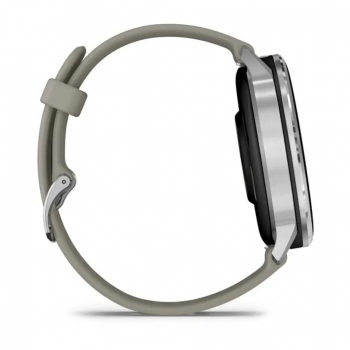 Garmin Venu 4 45 mm Srebrny z paskiem silikonowym