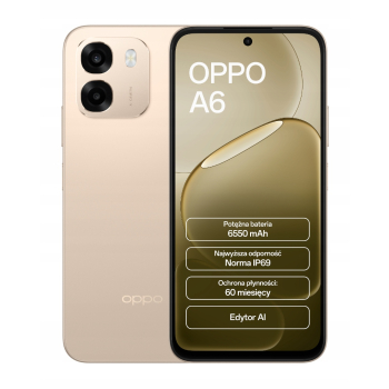 Smartfon Oppo A6 4G 6 GB / 256 GB 4G (LTE) złoty