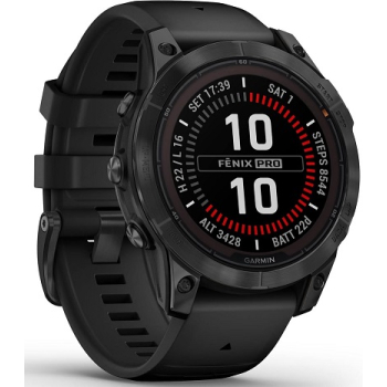 Zegarek sportowy Garmin Fenix 7 Pro Solar czarny 010-02777-01