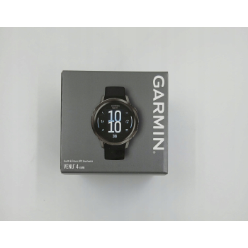 Smartwatch Garmin Venu 4 41mm Czarny z silikonowym paskiem ZW