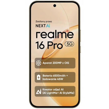 Smartfon Realme 16 Pro 8 GB / 256 GB 5G złoty