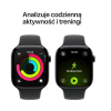 Smartwatch Apple Watch 11 42mm gwiezdna szarość koperta czarny pasek - M/L