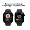 Smartwatch Apple Watch 11 42mm gwiezdna szarość koperta czarny pasek - M/L