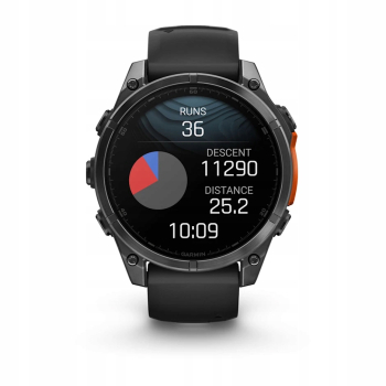 Smartwatch Garmin Fenix 8 47mm AMOLED Slate czarny 010-02904-00