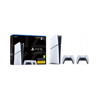 Konsola Sony PlayStation 5 Digital Slim PS5 + 2 Pady DualSense