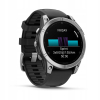 Smartwatch Garmin Fenix E AMOLED stal nierdzewna srebrny