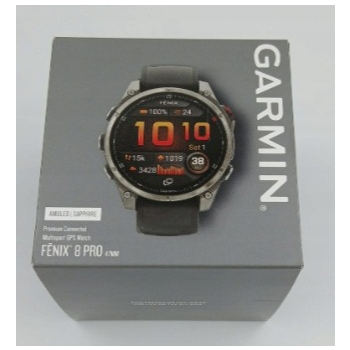 Smartwatch Garmin Fenix 8 Pro czarny 47mm (ZWROTOWY)