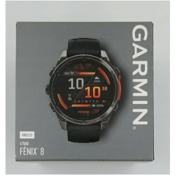 Smartwatch Garmin Fenix 8 47mm AMOLED Slate czarny 010-02904-00 (ZWROTOWY)