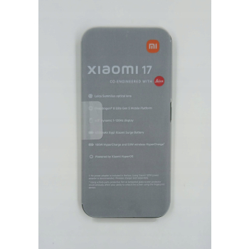 Smartfon Xiaomi 17 12 GB / 256 GB 5G czarny (ZWROTOWY)