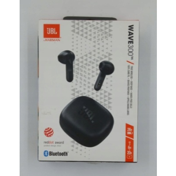 Słuchawki bezprzewodowe douszne JBL Wave 300 Bluetooth TWS - czarne ZW