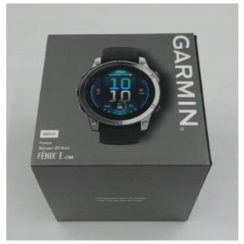 Smartwatch Garmin Fenix E AMOLED stal nierdzewna srebrny ZW