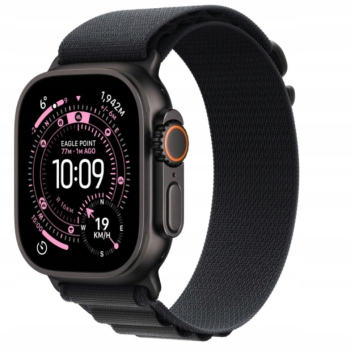 Apple Watch Ultra 3 GPS + Cellular 49mm Tytan Czarny Opaska Alpine Medium