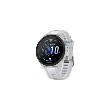 Smartwatch Garmin Forerunner 165 Music GPS 43 mm AMOLED 5 ATM biały (ZWROTOWY)