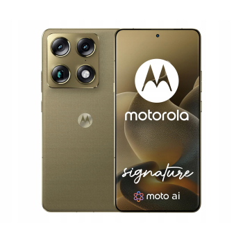 Telefon Motorola Signature 16/512GB 5G Oliwkowy (ZWROTOWY)