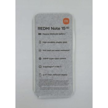 Smartfon Xiaomi Redmi Note 15 5G 6 GB / 128 GB 5G niebieski (ZWROTOWY)
