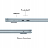 Laptop Apple MacBook Air 15,3'' M5 16 GB / 512 GB Błękitny