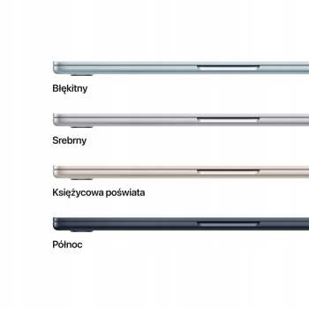 Laptop Apple MacBook Air 15,3'' M5 16 GB / 512 GB Błękitny