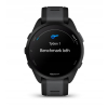 Smartwatch sportowy Garmin Forerunner 165 AMOLED 43mm Czarny
