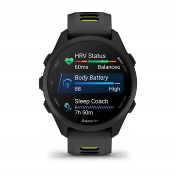 Smartwatch Garmin Forerunner 170 Music 42mm Czarno-żółty
